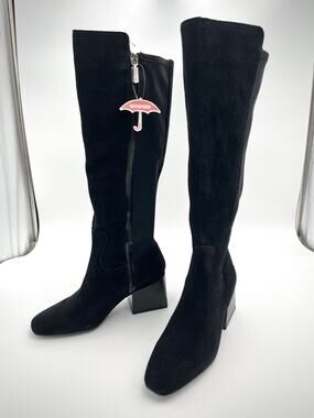 Blondo Tenor Size 6M Waterproof Suede Over The Knee Tall Black Boots Brand NEW